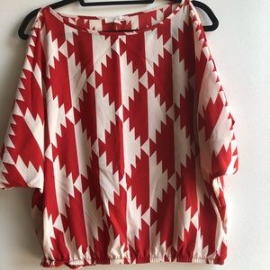 Cold shoulder blouse